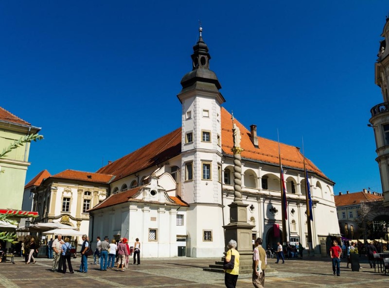 The Maribor Castle stands in the city center